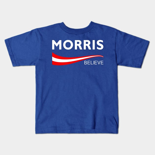 Morris on Blues Kids T-Shirt by Ekliptik